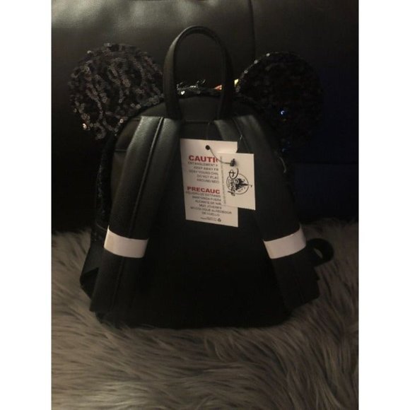 NWT Loungefly Disneyland Candy Corn Minnie Mouse Mini Backpack Halloween Grail - Picture 3 of 6